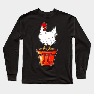 Pi Math Chicken Pot Long Sleeve T-Shirt